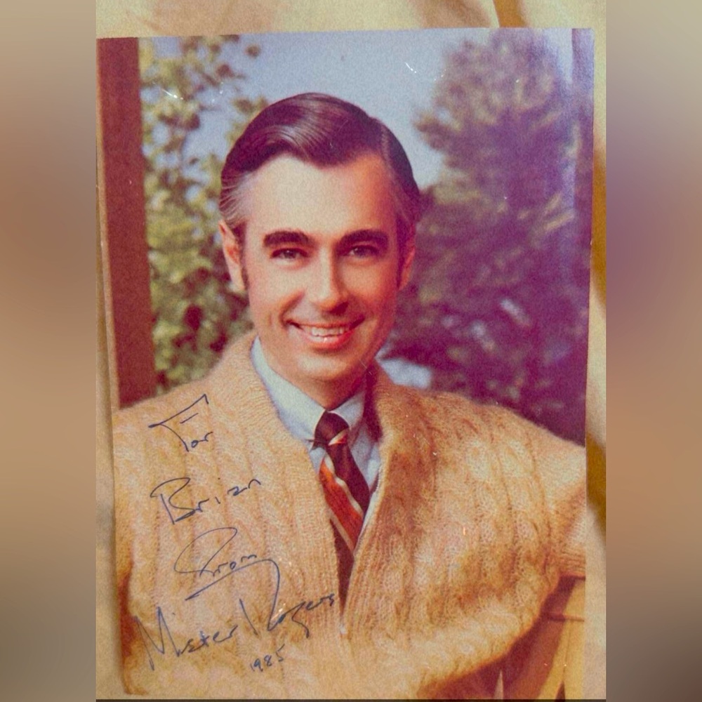 Genuine Vintage Mr. Roger’s Autographed Picture